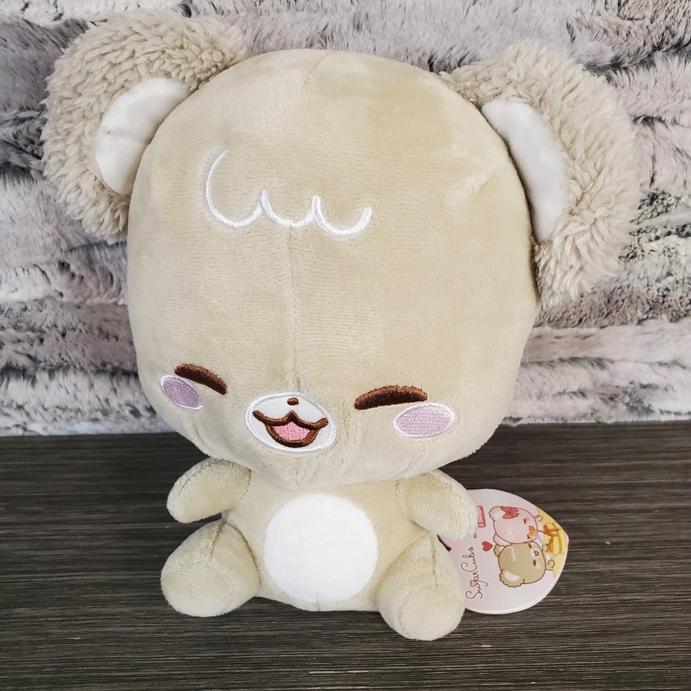 Minto Sugar Cubs Mocha Smily Mini 7.8" Plush Koala‎ Bear Kawaii Plush NEW